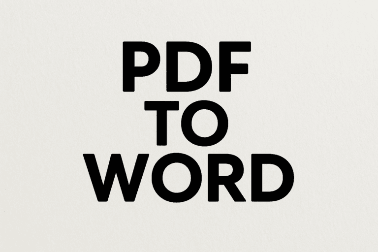 Sidee PDF loogu badalaa Word?