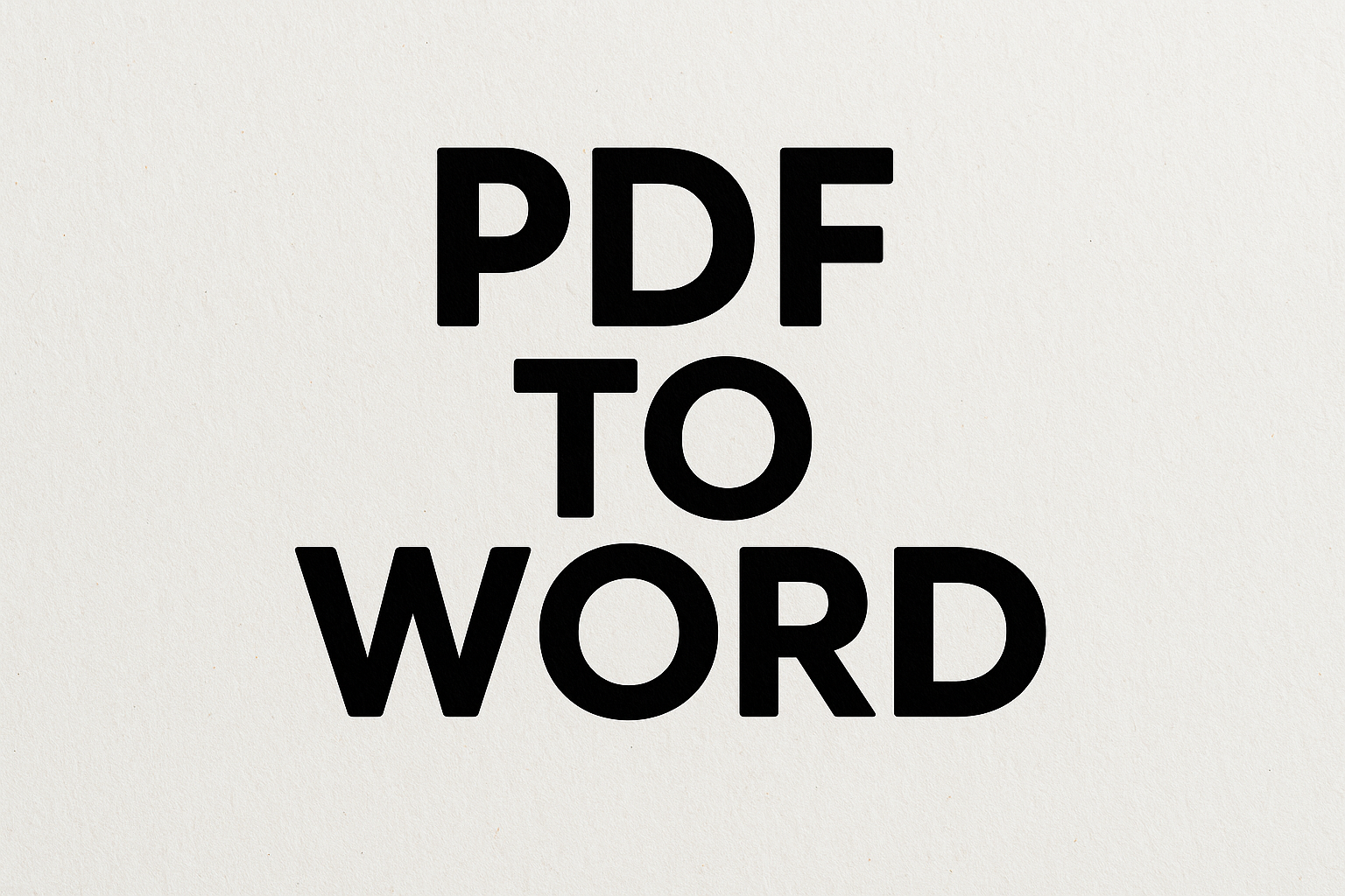 Sidee PDF loogu badalaa Word?